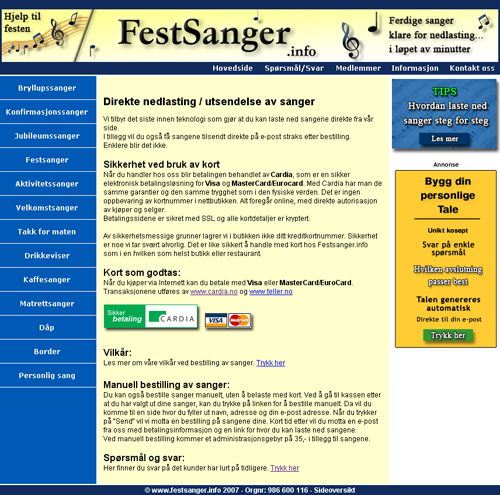 festsanger.info