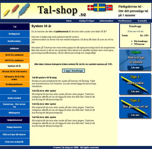 tal-shop.se